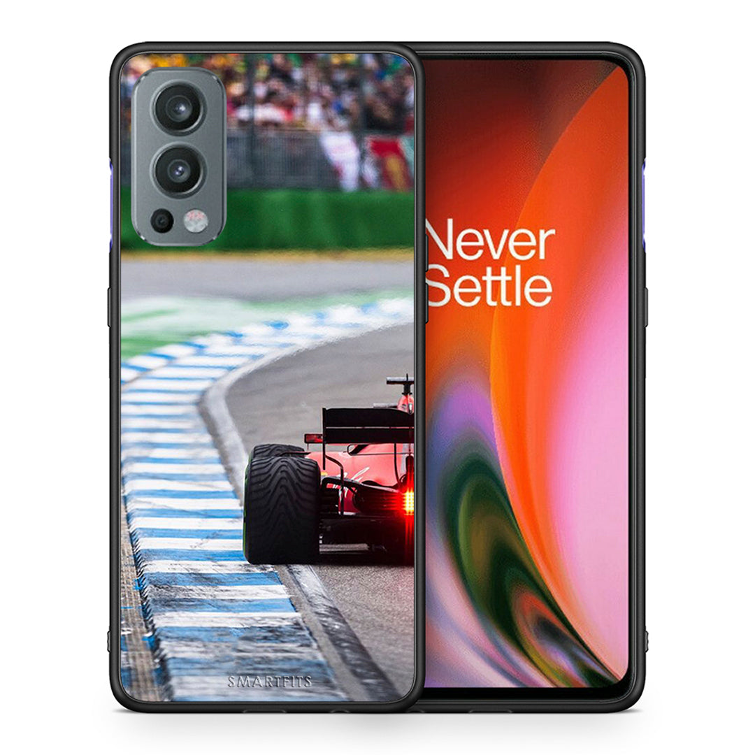 Θήκη OnePlus Nord 2 5G Racing Vibes από τη Smartfits με σχέδιο στο πίσω μέρος και μαύρο περίβλημα | OnePlus Nord 2 5G Racing Vibes case with colorful back and black bezels