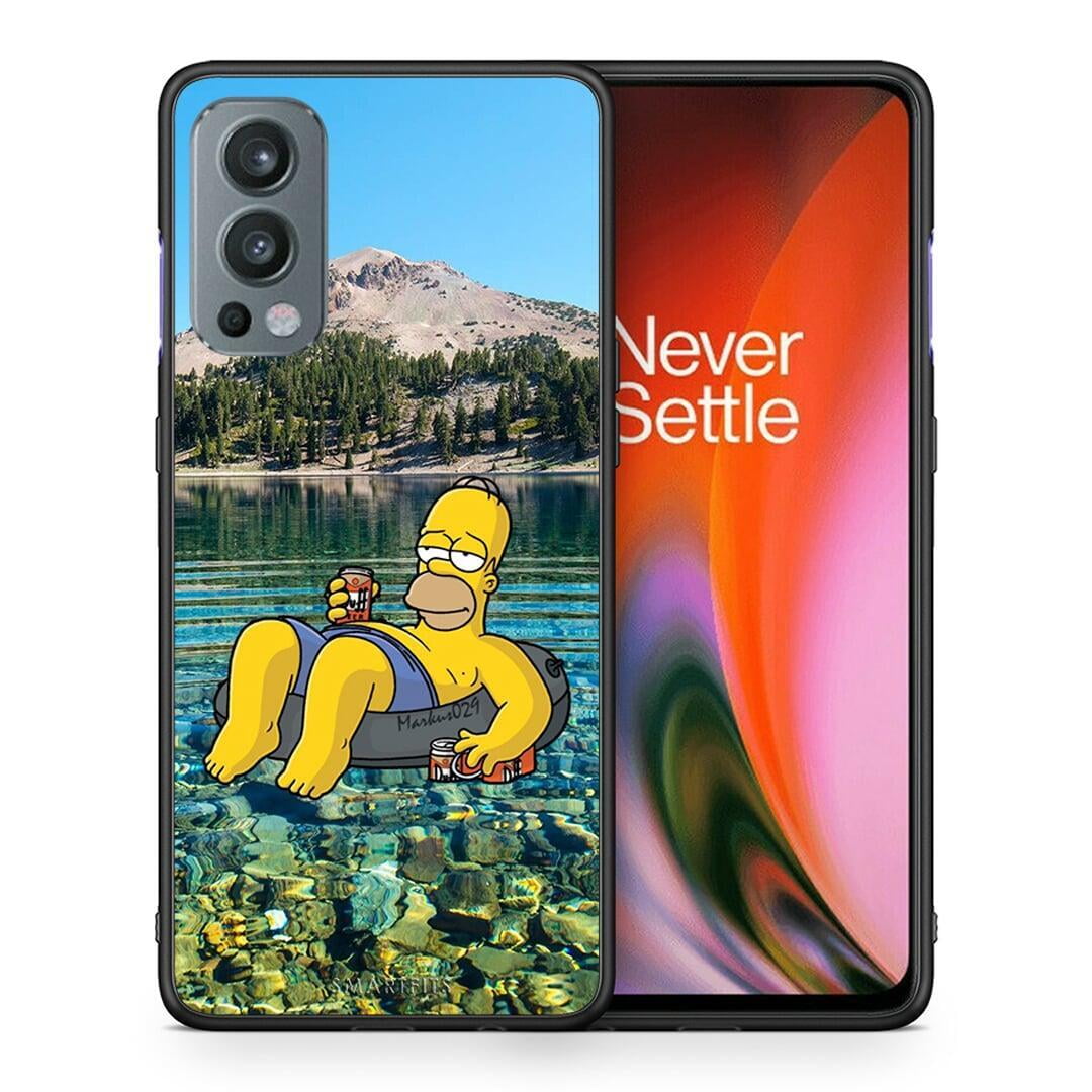 Θήκη OnePlus Nord 2 5G Summer Happiness από τη Smartfits με σχέδιο στο πίσω μέρος και μαύρο περίβλημα | OnePlus Nord 2 5G Summer Happiness case with colorful back and black bezels