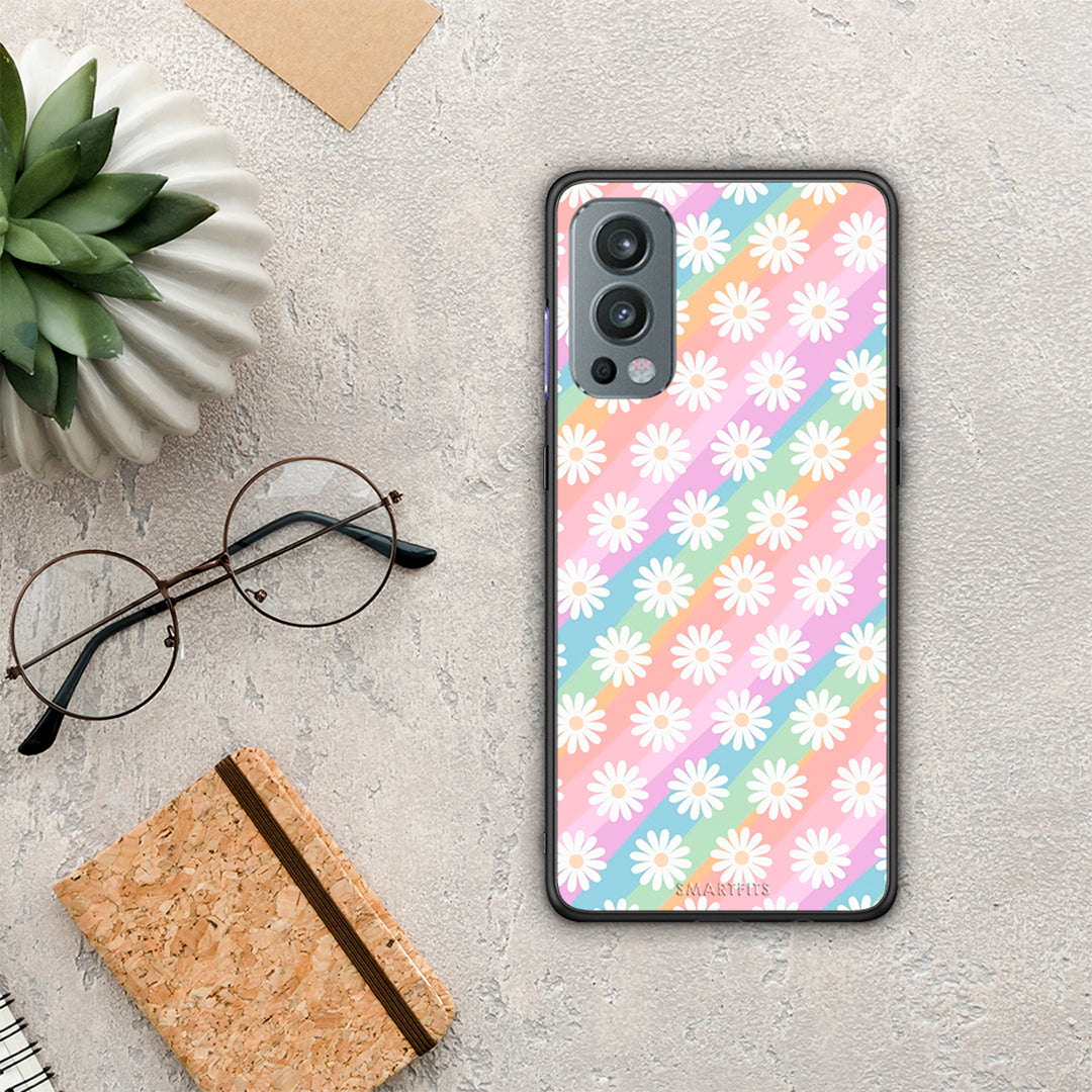 White Daisies - OnePlus Nord 2 5G case