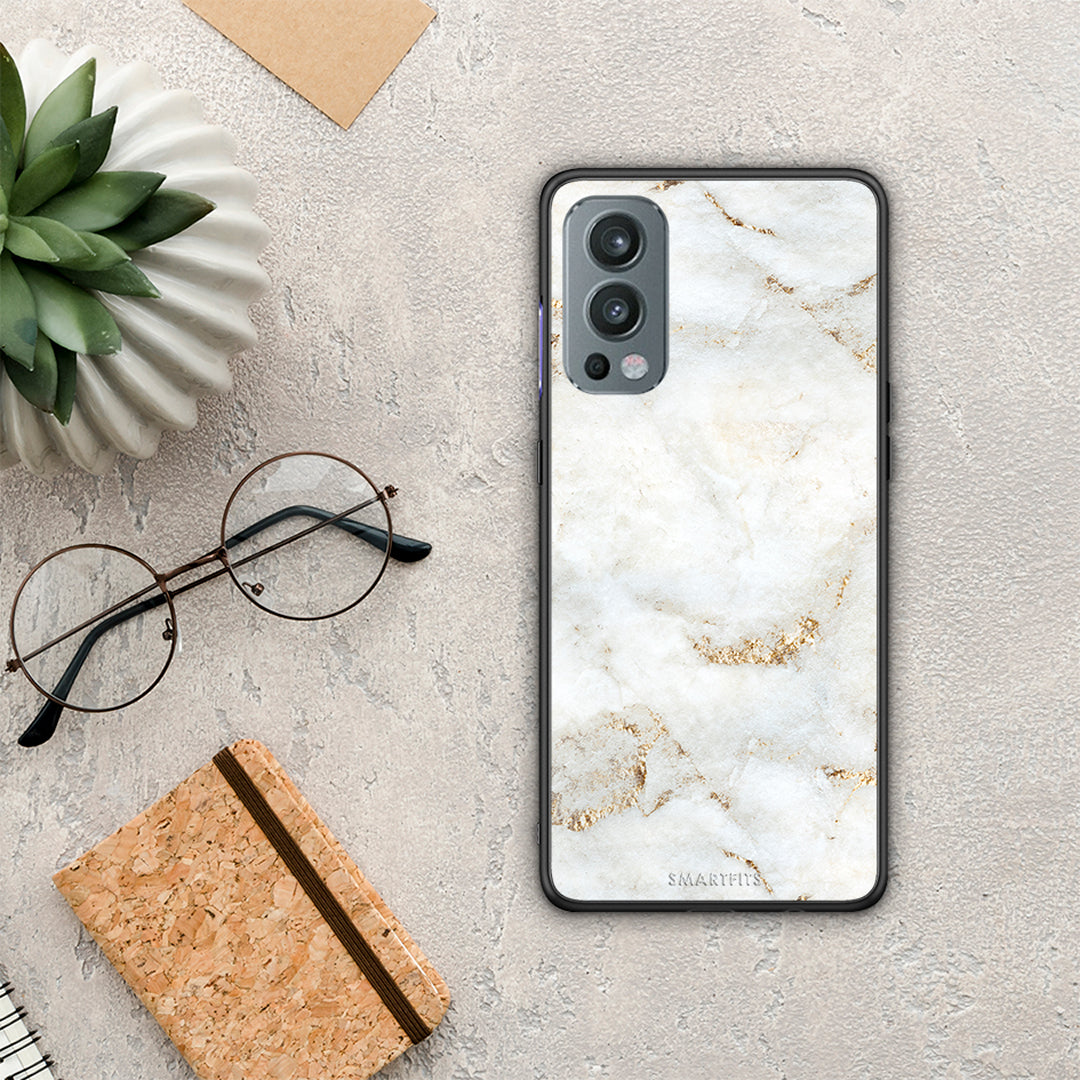 White Gold Marble - OnePlus Nord 2 5G case