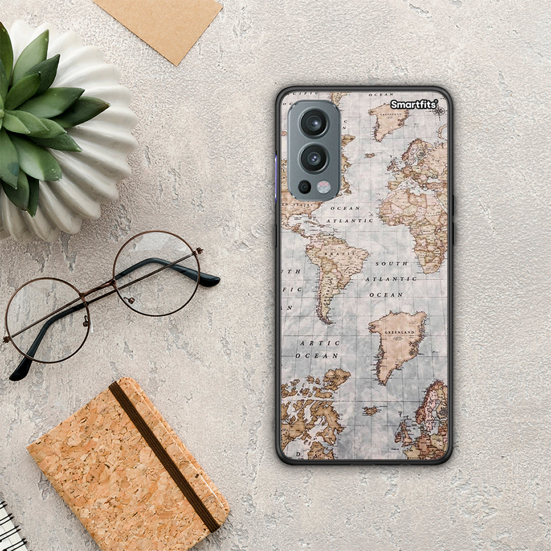 World Map - OnePlus Nord 2 5G case