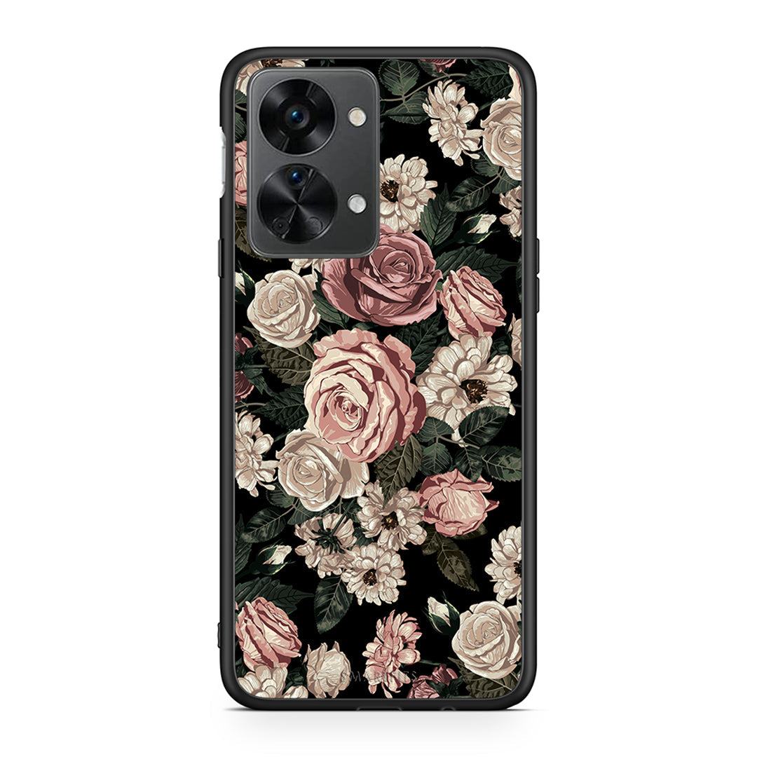4 - OnePlus Nord 2T Wild Roses Flower case, cover, bumper