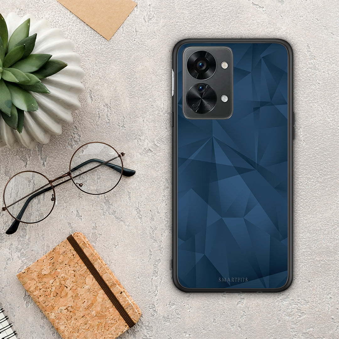 Geometric Blue Abstract - OnePlus Nord 2T case