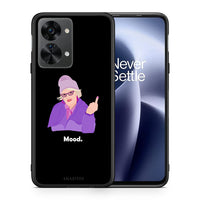 Thumbnail for Θήκη OnePlus Nord 2T Grandma Mood Black από τη Smartfits με σχέδιο στο πίσω μέρος και μαύρο περίβλημα | OnePlus Nord 2T Grandma Mood Black case with colorful back and black bezels