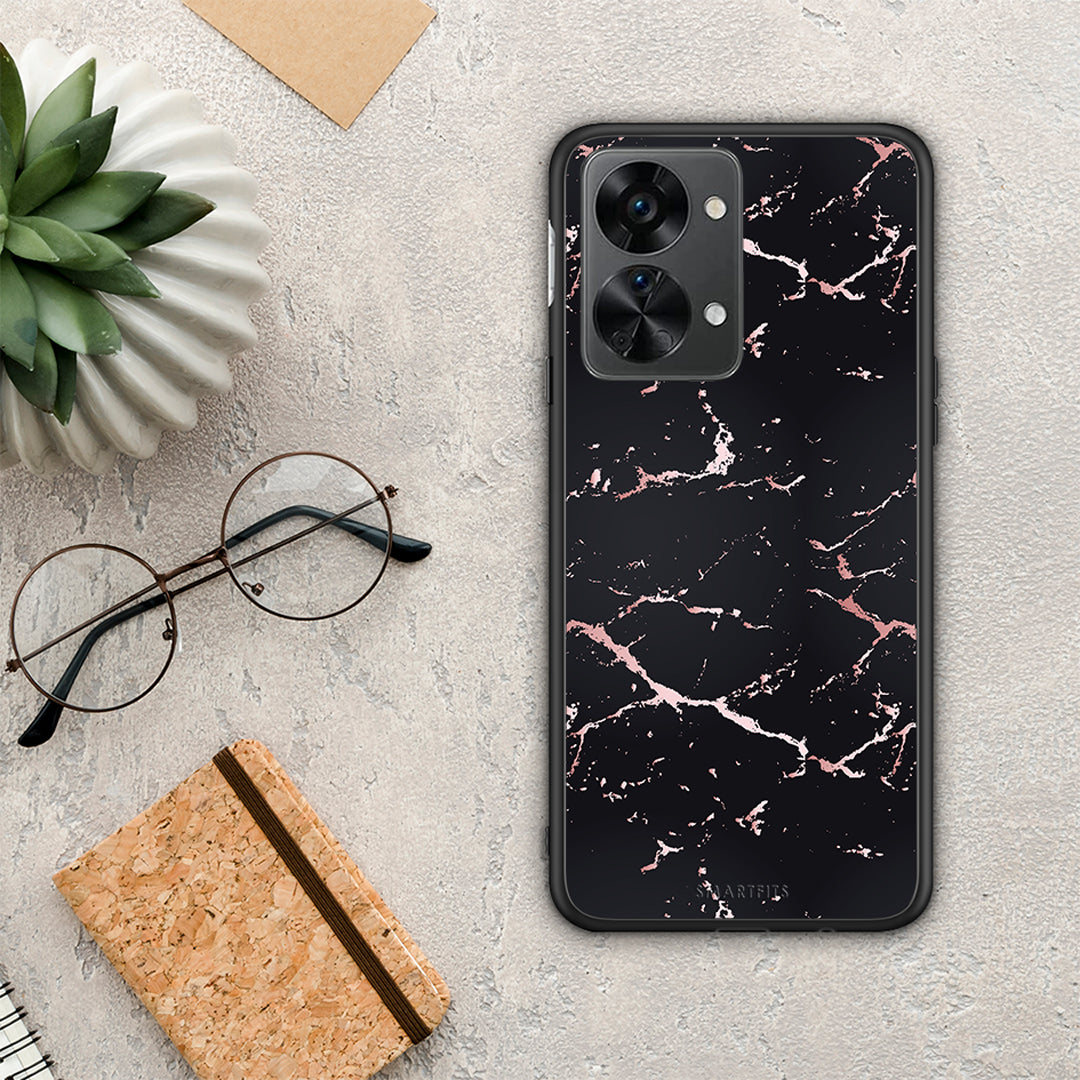 Marble Black Rosegold - OnePlus Nord 2T case