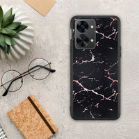 Thumbnail for Marble Black Rosegold - OnePlus Nord 2T case