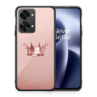 Thumbnail for Θήκη OnePlus Nord 2T Crown Minimal από τη Smartfits με σχέδιο στο πίσω μέρος και μαύρο περίβλημα | OnePlus Nord 2T Crown Minimal case with colorful back and black bezels