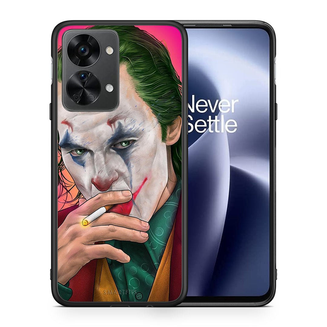 Θήκη OnePlus Nord 2T JokesOnU PopArt από τη Smartfits με σχέδιο στο πίσω μέρος και μαύρο περίβλημα | OnePlus Nord 2T JokesOnU PopArt case with colorful back and black bezels