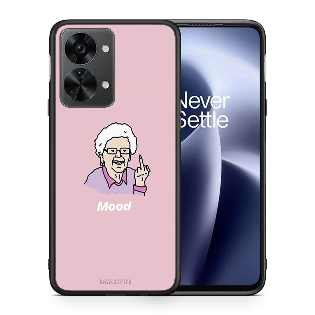 Θήκη OnePlus Nord 2T Mood PopArt από τη Smartfits με σχέδιο στο πίσω μέρος και μαύρο περίβλημα | OnePlus Nord 2T Mood PopArt case with colorful back and black bezels