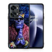 Thumbnail for Θήκη OnePlus Nord 2T Thanos PopArt από τη Smartfits με σχέδιο στο πίσω μέρος και μαύρο περίβλημα | OnePlus Nord 2T Thanos PopArt case with colorful back and black bezels