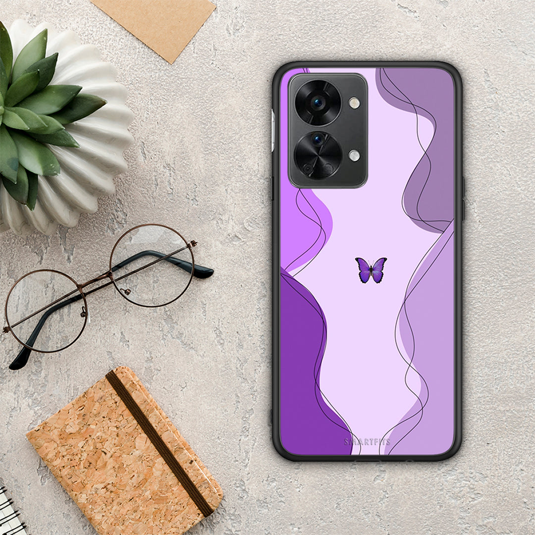 Purple Mariposa - OnePlus Nord 2T case