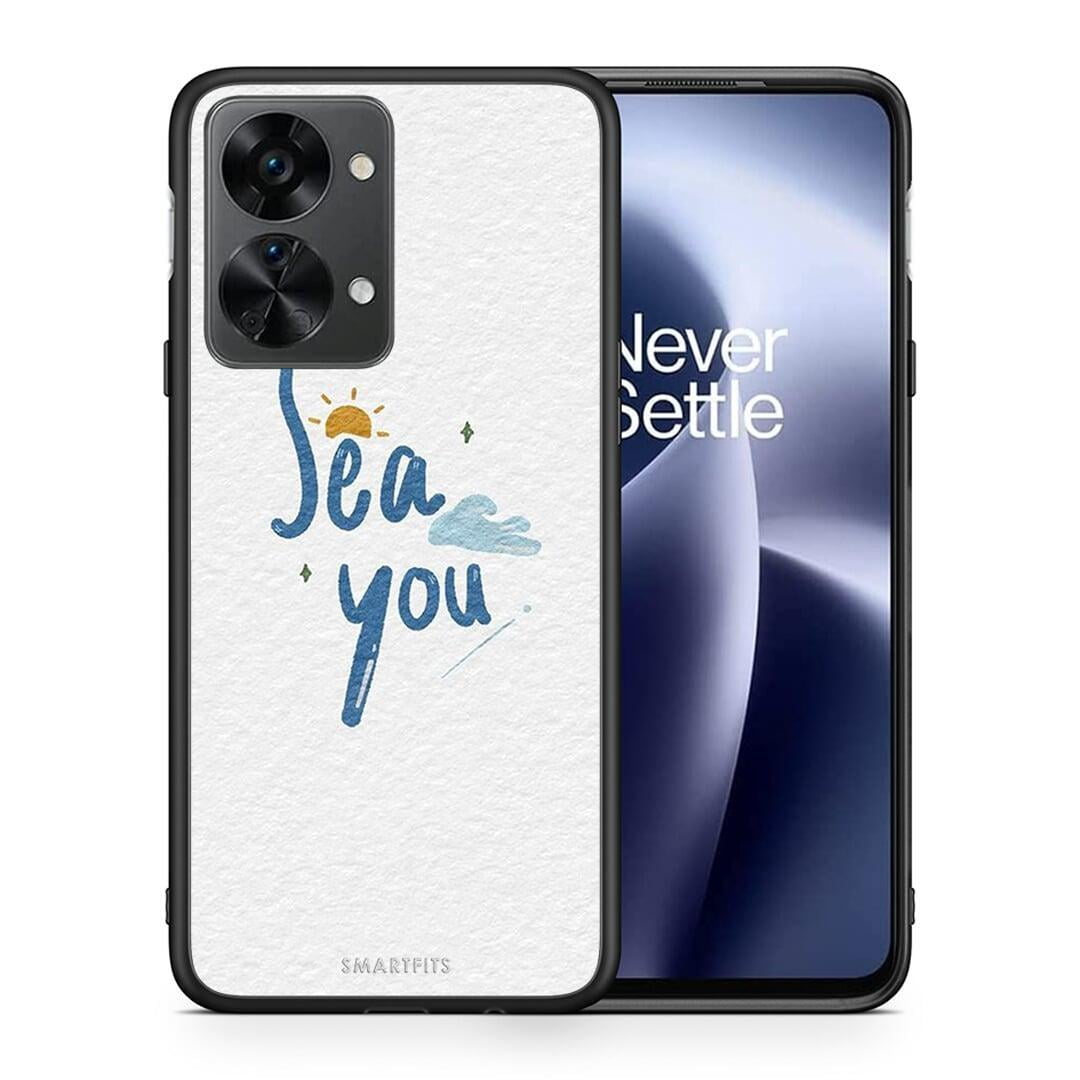 Θήκη OnePlus Nord 2T Sea You από τη Smartfits με σχέδιο στο πίσω μέρος και μαύρο περίβλημα | OnePlus Nord 2T Sea You case with colorful back and black bezels