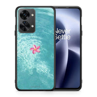 Thumbnail for Θήκη OnePlus Nord 2T Water Flower από τη Smartfits με σχέδιο στο πίσω μέρος και μαύρο περίβλημα | OnePlus Nord 2T Water Flower case with colorful back and black bezels