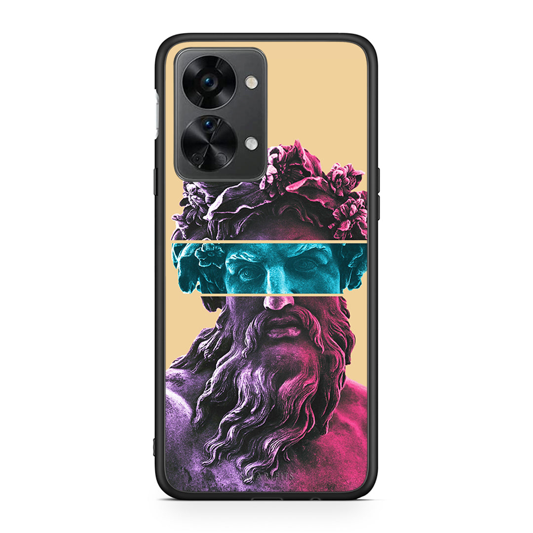 OnePlus Nord 2T Zeus Art Θήκη Αγίου Βαλεντίνου από τη Smartfits με σχέδιο στο πίσω μέρος και μαύρο περίβλημα | Smartphone case with colorful back and black bezels by Smartfits