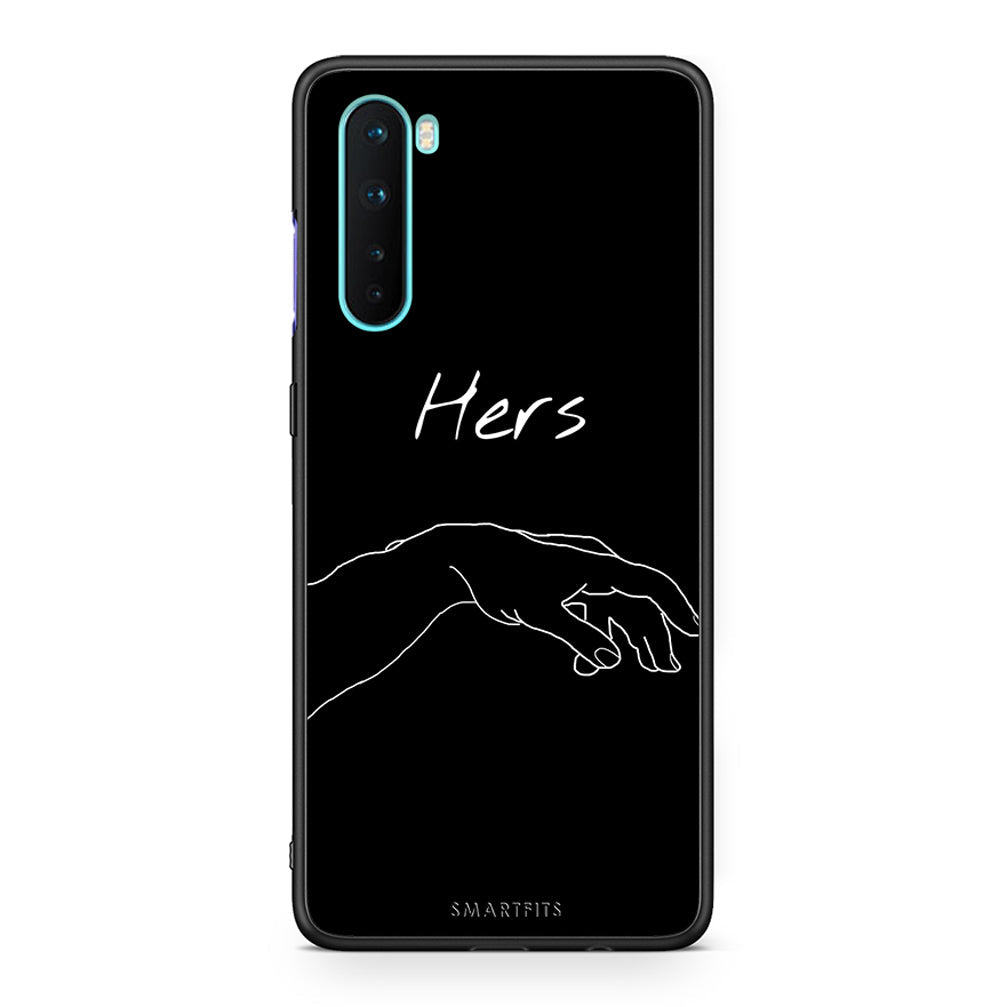 OnePlus Nord 5G Aeshetic Love 1 Θήκη Αγίου Βαλεντίνου από τη Smartfits με σχέδιο στο πίσω μέρος και μαύρο περίβλημα | Smartphone case with colorful back and black bezels by Smartfits
