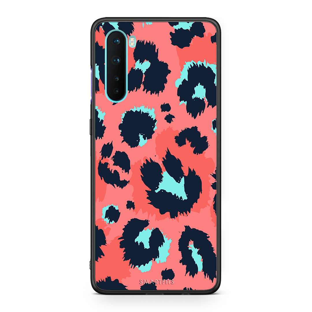 22 - OnePlus Nord 5G Pink Leopard Animal case, cover, bumper