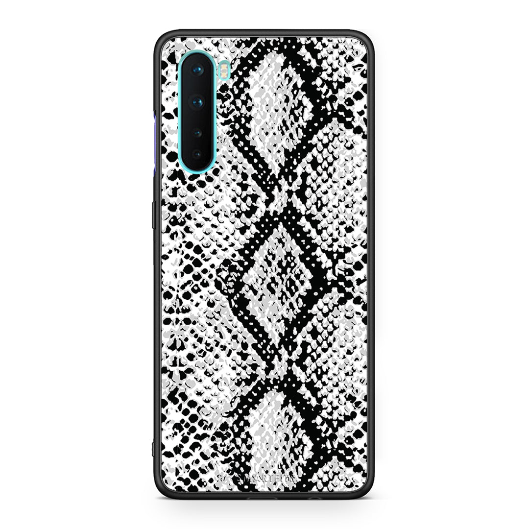 24 - OnePlus Nord 5G White Snake Animal case, cover, bumper