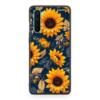 Thumbnail for OnePlus Nord 5G Autumn Sunflowers Θήκη από τη Smartfits με σχέδιο στο πίσω μέρος και μαύρο περίβλημα | Smartphone case with colorful back and black bezels by Smartfits