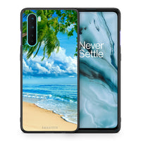 Thumbnail for Θήκη OnePlus Nord 5G Beautiful Beach από τη Smartfits με σχέδιο στο πίσω μέρος και μαύρο περίβλημα | OnePlus Nord 5G Beautiful Beach case with colorful back and black bezels