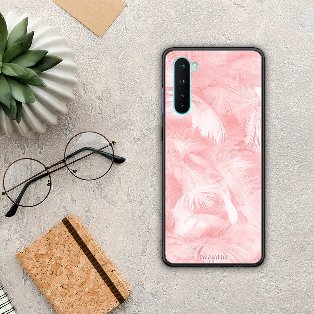 Boho Pink Feather - OnePlus Nord 5G case
