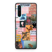 Thumbnail for OnePlus Nord 5G Collage Bitchin Θήκη Αγίου Βαλεντίνου από τη Smartfits με σχέδιο στο πίσω μέρος και μαύρο περίβλημα | Smartphone case with colorful back and black bezels by Smartfits