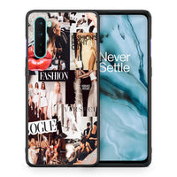 Thumbnail for Θήκη Αγίου Βαλεντίνου OnePlus Nord 5G Collage Fashion από τη Smartfits με σχέδιο στο πίσω μέρος και μαύρο περίβλημα | OnePlus Nord 5G Collage Fashion case with colorful back and black bezels