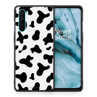 Thumbnail for Θήκη OnePlus Nord 5G Cow Print από τη Smartfits με σχέδιο στο πίσω μέρος και μαύρο περίβλημα | OnePlus Nord 5G Cow Print case with colorful back and black bezels