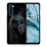 Thumbnail for Θήκη OnePlus Nord 5G Dark Wolf από τη Smartfits με σχέδιο στο πίσω μέρος και μαύρο περίβλημα | OnePlus Nord 5G Dark Wolf case with colorful back and black bezels