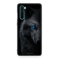 Thumbnail for OnePlus Nord 5G Dark Wolf θήκη από τη Smartfits με σχέδιο στο πίσω μέρος και μαύρο περίβλημα | Smartphone case with colorful back and black bezels by Smartfits