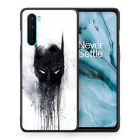 Thumbnail for Θήκη OnePlus Nord 5G Paint Bat Hero από τη Smartfits με σχέδιο στο πίσω μέρος και μαύρο περίβλημα | OnePlus Nord 5G Paint Bat Hero case with colorful back and black bezels