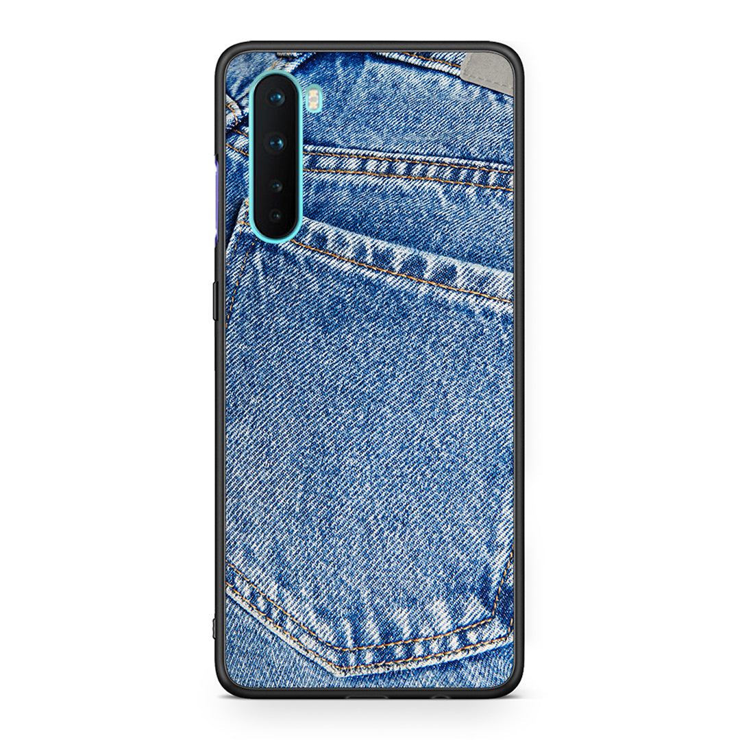 OnePlus Nord 5G Jeans Pocket θήκη από τη Smartfits με σχέδιο στο πίσω μέρος και μαύρο περίβλημα | Smartphone case with colorful back and black bezels by Smartfits