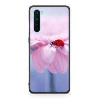 Thumbnail for OnePlus Nord 5G Ladybug Flower θήκη από τη Smartfits με σχέδιο στο πίσω μέρος και μαύρο περίβλημα | Smartphone case with colorful back and black bezels by Smartfits
