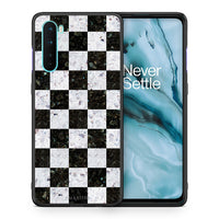 Thumbnail for Θήκη OnePlus Nord 5G Square Geometric Marble από τη Smartfits με σχέδιο στο πίσω μέρος και μαύρο περίβλημα | OnePlus Nord 5G Square Geometric Marble case with colorful back and black bezels