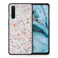 Thumbnail for Θήκη OnePlus Nord 5G Marble Terrazzo από τη Smartfits με σχέδιο στο πίσω μέρος και μαύρο περίβλημα | OnePlus Nord 5G Marble Terrazzo case with colorful back and black bezels