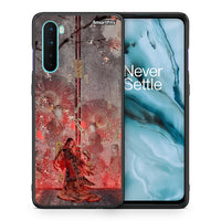 Thumbnail for Θήκη OnePlus Nord 5G Nezuko Kamado από τη Smartfits με σχέδιο στο πίσω μέρος και μαύρο περίβλημα | OnePlus Nord 5G Nezuko Kamado case with colorful back and black bezels