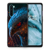 Thumbnail for Θήκη OnePlus Nord 5G Eagle PopArt από τη Smartfits με σχέδιο στο πίσω μέρος και μαύρο περίβλημα | OnePlus Nord 5G Eagle PopArt case with colorful back and black bezels