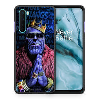 Thumbnail for Θήκη OnePlus Nord 5G Thanos PopArt από τη Smartfits με σχέδιο στο πίσω μέρος και μαύρο περίβλημα | OnePlus Nord 5G Thanos PopArt case with colorful back and black bezels