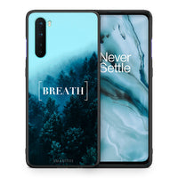 Thumbnail for Θήκη OnePlus Nord 5G Breath Quote από τη Smartfits με σχέδιο στο πίσω μέρος και μαύρο περίβλημα | OnePlus Nord 5G Breath Quote case with colorful back and black bezels