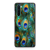 Thumbnail for OnePlus Nord 5G Real Peacock Feathers θήκη από τη Smartfits με σχέδιο στο πίσω μέρος και μαύρο περίβλημα | Smartphone case with colorful back and black bezels by Smartfits