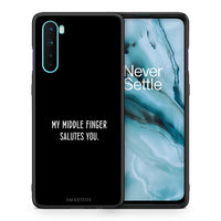 Thumbnail for Θήκη OnePlus Nord 5G Salute από τη Smartfits με σχέδιο στο πίσω μέρος και μαύρο περίβλημα | OnePlus Nord 5G Salute case with colorful back and black bezels