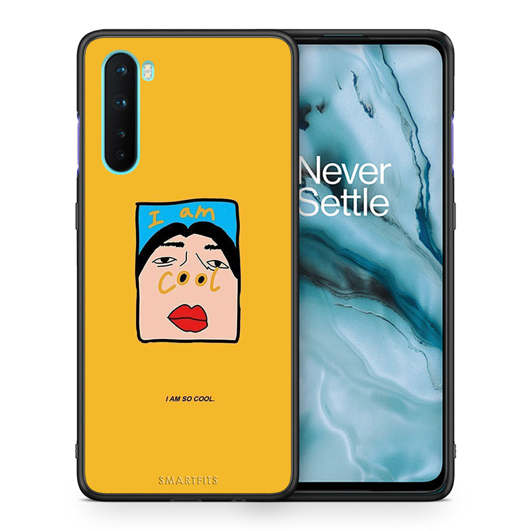 Θήκη Αγίου Βαλεντίνου OnePlus Nord 5G So Cool από τη Smartfits με σχέδιο στο πίσω μέρος και μαύρο περίβλημα | OnePlus Nord 5G So Cool case with colorful back and black bezels