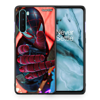 Thumbnail for Θήκη OnePlus Nord 5G Spider Hand από τη Smartfits με σχέδιο στο πίσω μέρος και μαύρο περίβλημα | OnePlus Nord 5G Spider Hand case with colorful back and black bezels