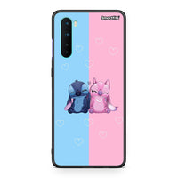 Thumbnail for OnePlus Nord 5G Stitch And Angel θήκη από τη Smartfits με σχέδιο στο πίσω μέρος και μαύρο περίβλημα | Smartphone case with colorful back and black bezels by Smartfits