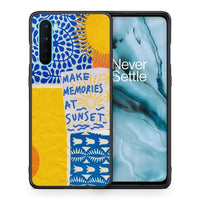 Thumbnail for Θήκη OnePlus Nord 5G Sunset Memories από τη Smartfits με σχέδιο στο πίσω μέρος και μαύρο περίβλημα | OnePlus Nord 5G Sunset Memories case with colorful back and black bezels