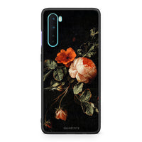 Thumbnail for OnePlus Nord 5G Vintage Roses θήκη από τη Smartfits με σχέδιο στο πίσω μέρος και μαύρο περίβλημα | Smartphone case with colorful back and black bezels by Smartfits