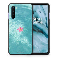 Thumbnail for Θήκη OnePlus Nord 5G Water Flower από τη Smartfits με σχέδιο στο πίσω μέρος και μαύρο περίβλημα | OnePlus Nord 5G Water Flower case with colorful back and black bezels