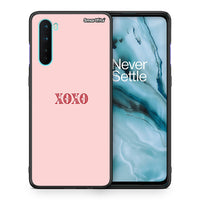 Thumbnail for Θήκη OnePlus Nord 5G XOXO Love από τη Smartfits με σχέδιο στο πίσω μέρος και μαύρο περίβλημα | OnePlus Nord 5G XOXO Love case with colorful back and black bezels