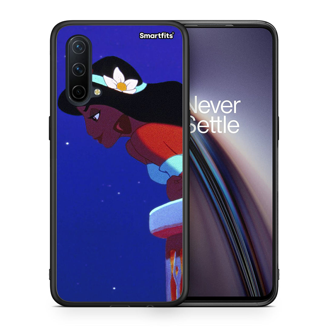 Θήκη OnePlus Nord CE 5G Alladin And Jasmine Love 2 από τη Smartfits με σχέδιο στο πίσω μέρος και μαύρο περίβλημα | OnePlus Nord CE 5G Alladin And Jasmine Love 2 case with colorful back and black bezels