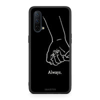 Thumbnail for OnePlus Nord CE 5G Always & Forever 1 Θήκη Αγίου Βαλεντίνου από τη Smartfits με σχέδιο στο πίσω μέρος και μαύρο περίβλημα | Smartphone case with colorful back and black bezels by Smartfits