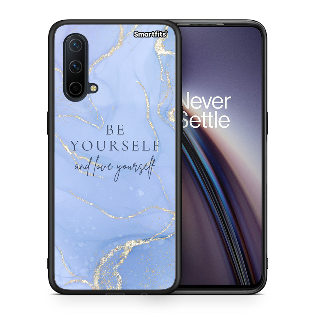 Θήκη OnePlus Nord CE 5G Be Yourself από τη Smartfits με σχέδιο στο πίσω μέρος και μαύρο περίβλημα | OnePlus Nord CE 5G Be Yourself case with colorful back and black bezels